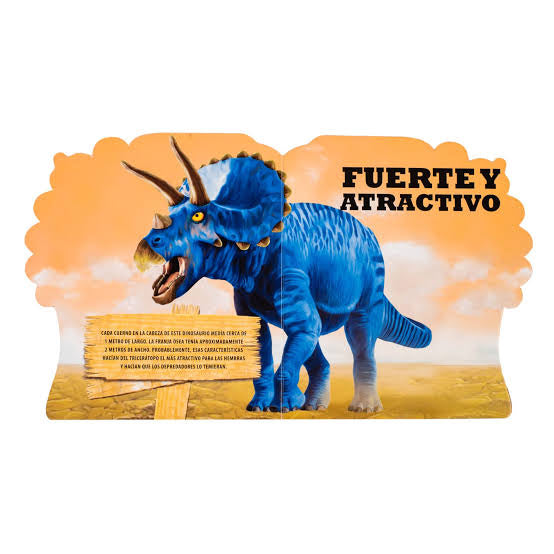 Increíbles Dinos Tricerátopo (Spanish Edition)